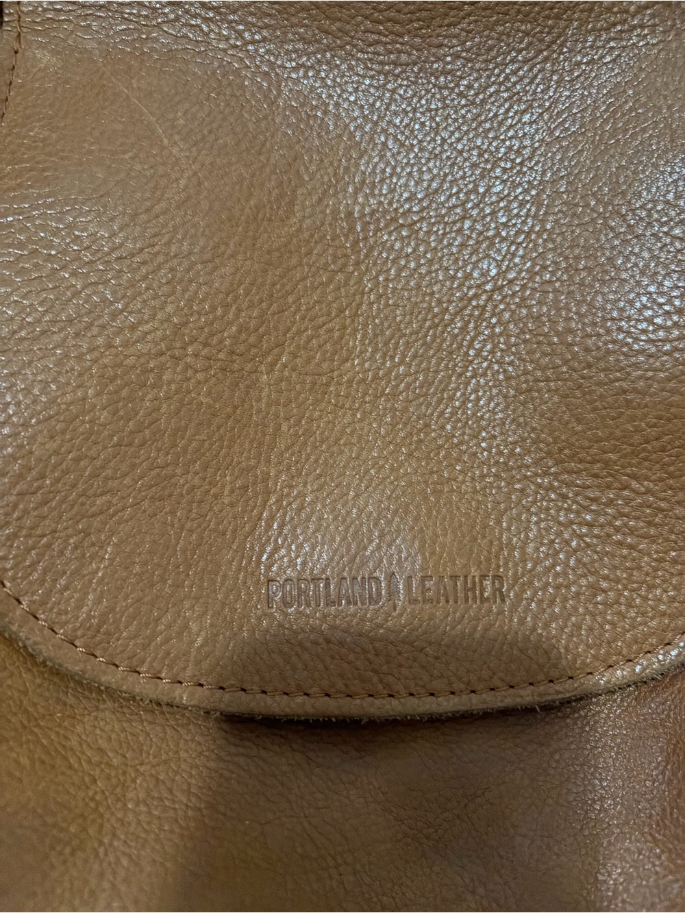 Portland Leather Tan Leather Backpack-style Shoulder Bag